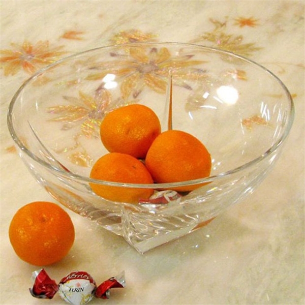 크리스탈 화채볼 샐러드볼 디저트볼 그릇 접시 24.5cm